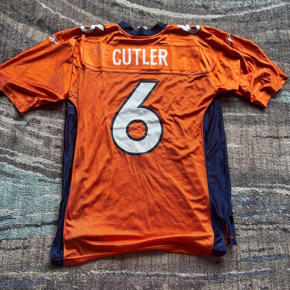 Reebok Other - Signed Reebok Jay Cutler Denver Broncos Orange NFL. Football Jersey Sz Medium M